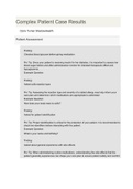 NURSE 220 Doris Turner Shadow Health -Complex Patient Case Results&sol; NURSE 220 Doris Turner Shadow Health -Complex Patient Case Results