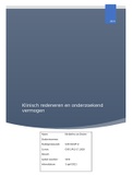 Pl2 klinische redeneren en onderzoekend vermogen &lpar;behaald 8&comma;9&rpar;
