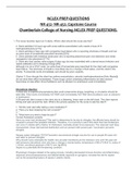 NCLEX PREP-QUESTIONS-NR 452 CAPSTONE COURSE-CHAMBERLAIN COLLEGE OF NURSING-2021