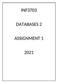 INF3703 Assignment 1 Solutions 2021