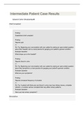 NURSING 220 SHADOW HEALTH Intermediate Patient Case Results&Tab; Edward Carter ShadowHealth