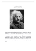 Biografía de ALBERT EINSTEIN