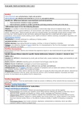 NUTRITION C787 - Study Guide: Health and Nutrition Units 2 and 3. GRADED A