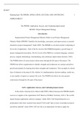 BUS&lowbar;697&lowbar;&lowbar;&lowbar;Week&lowbar;1&lowbar;&lowbar;&lowbar;Assignment&lowbar;1&period;docx  BUS697  Running head&colon; The PMMM&colon; APPLICATION&comma; SUCCESS&comma; AND CONTINUING                        1  IMPROVEMENT  The PMMM&colon; Application&comma; Success&comma; and Continuing Improvement  BUS697&colon; Project Management Strategy  Introduction