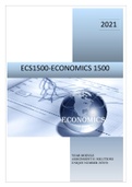 ECS1500 ASSIGNMENT 01 SOLUTIONS, 2021 (YEAR MODULE)