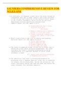 SAUNDERS COMPREHENSIVE REVIEW FOR NCLEX&lpar;1-5&rpar;