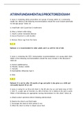 Exam &lpar;elaborations&rpar; ATI RN FUNDAMENTALS PROCTORED EXAM&lpar;15 elaborate q&a&rpar;
