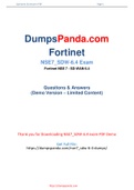 Newest and Real Fortinet NSE7_SDW-6.4 PDF Dumps - NSE7_SDW-6.4 Practice Test Questions