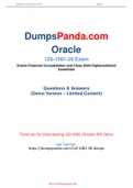 Newest and Real Oracle 1Z0-1081-20 PDF Dumps - 1Z0-1081-20 Practice Test Questions