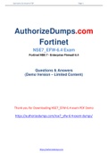 New and Updated Fortinet NSE7_EFW-6.4 Dumps - NSE7_EFW-6.4 Practice Test Questions