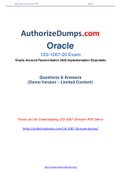 New and Updated Oracle 1Z0-1087-20 Dumps - 1Z0-1087-20 Practice Test Questions