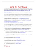 HESI RN EXIT EXAM &lpar;LATEST UPDATE &rpar; GRADED A&plus; 