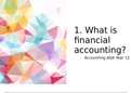 1. What is financial accounting?