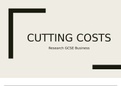 Cutting costs ppt
