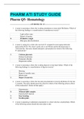 PHARM ATI STUDY GUIDE &vert; LATEST GUIDE 