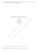 NRS440VN Week 2 Assignment&comma; Health Care Delivery Models and Nursing Practice