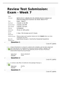 NURSING 6521Midterm Exam  ,  Review Test Submission:  Exam -