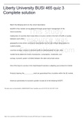 BUSI 465 quiz 3&comma;ANSWERS COMPLETE SSOLUTION GRADED A&period;