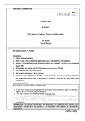 AUI2601 - Internal Auditing&colon; Theory and Principles