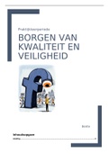 Borgen van Kwaliteit en veiligheid - Module PLP2&sol;PLP3