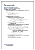 Samenvatting  Fundamenten Van Verpleegkunde 3 (MBV03n) - Farmacologie