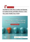 Test Bank For Yoder-Wise&rsquo;s Leading And Managing In Canadian Nursing&comma; 2nd Edition&comma; Patricia S&period; Yoder-Wise&comma; Janice Waddell&comma; Nancy Walton