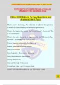 REAL 4000 UGA BUNDLED EXAMS&colon;&colon;&colon;QUESTIONS AND ANSWERS &vert; 100&percnt; CORRECT