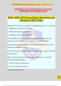 REAL 4000 UGA Exam Study Questions and Answers &lpar;100&percnt; Pass&rpar;