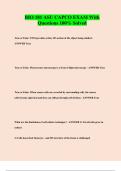 BIO 181 ASU CAPCO EXAM With Questions 100&percnt; Solved