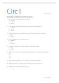 Circulatie I | week 5 | 24 oefenvragen met antwoorden