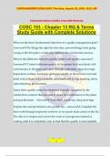 COSC 153 Texas A & M University Exam Bundle Pack&colon;&colon;&colon;Questions and Answers &vert; 100&percnt; Correct