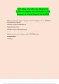 BIOL 2302 Exam Review Kasparian&vert; Questions Solved with Verified Correct Answers &vert; Latest Update 2024-2025