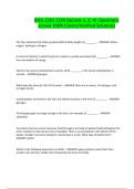 BIOL 2201 CCRI Quizzes 1&comma; 2&comma; 4&vert; Questions solved 100&percnt; Corect&sol;Verified Solutions