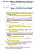 RN EXIT HESI EXAM V1&comma;V2&comma;V3&comma;V4&comma;V5&comma;V6&comma;V7 Questions And Answers latest updated  Grade A&plus;
