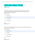 NUR 5001 Week 7 QUIZ&period;