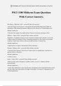 PSCI 1100 Midterm Exam Questions With Correct Answers&period;