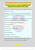 hondros 176 exam 1 review July 2024 Practice Questions and Answers &lpar;100&percnt; Pass&rpar;