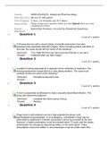 NURS 6521N Advanced Pharmacology, Week 11, Final Exam 3 