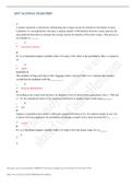 QNT 561 FINAL EXAM PREP WELL SET WITH QUESTIONS AND ANSWERS ATTEMPT GRADE 75%
