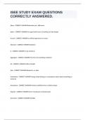 ISEE STUDY EXAM QUESTIONS CORRECTLY ANSWERED&period;