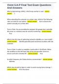 Vivint S&period;H&period;P Final Test Exam Questions And Answers 