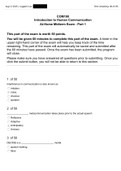 COM100&lowbar;&lowbar;Midterm&period;pdf-Exam &lpar;elaborations&rpar; COM100 Introduction To Human Communication &lpar;COM100&rpar; 