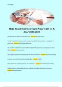 State Board Nail Tech Exam Prep&sol; 140&plus; Qs & Ans&sol; 2024-2025 