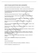 WISC EXAM QUESTIONS AND ANSWERS