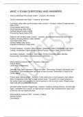 WISC-V EXAM QUESTIONS AND ANSWERS