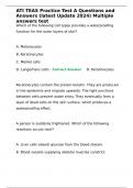 ATI TEAS Practice Test A Questions and Answers &lpar;latest Update 2024&rpar; Multiple answers test