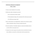 NR 504 Week 2 Discussion ( questions and answers): Peer Engagement .