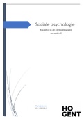 Volledige samenvatting sociale psychologie 