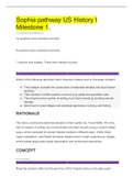 Sophia pathway US History I Milestone 1&period;
