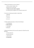 HESI A2 QUESTIONS & ANSWERS